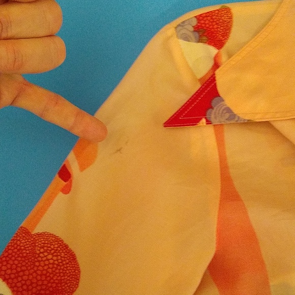 Vintage Michael Comte Paris pink deco style ladies patterned blouse size small - Picture 9 of 10